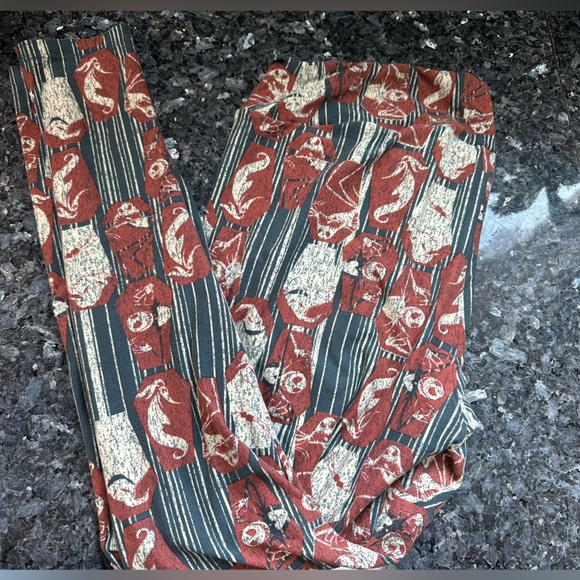 LuLaRoe Disneys Nightmare Before Christmas Leggings Plus Size 1X TC Tall & Curvy - Picture 12 of 12